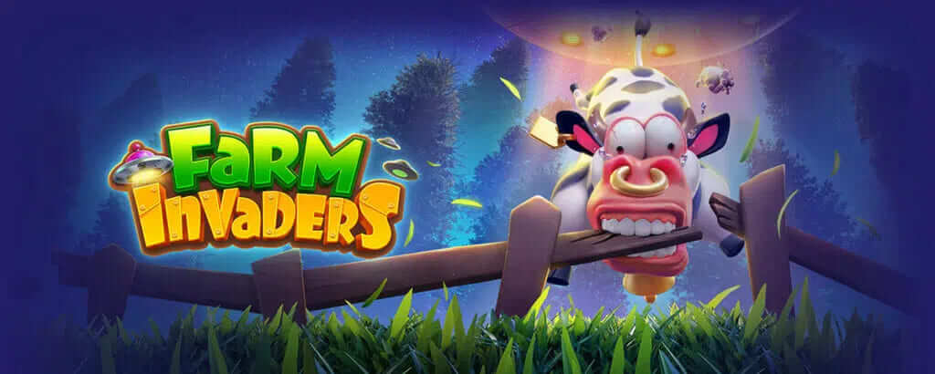 เกมสล็อต Farm Invaders ผู้บุกรุกฟาร์ม สล็อตจากค่าย พีจีเกม