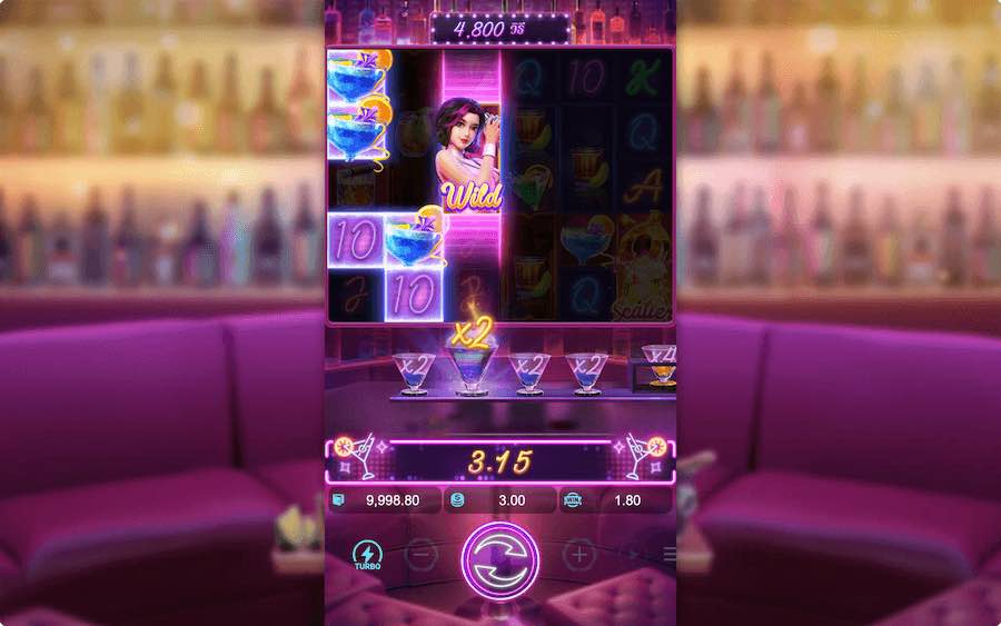 สัญลักษณ์รางวัลในเกม Cocktail Nights